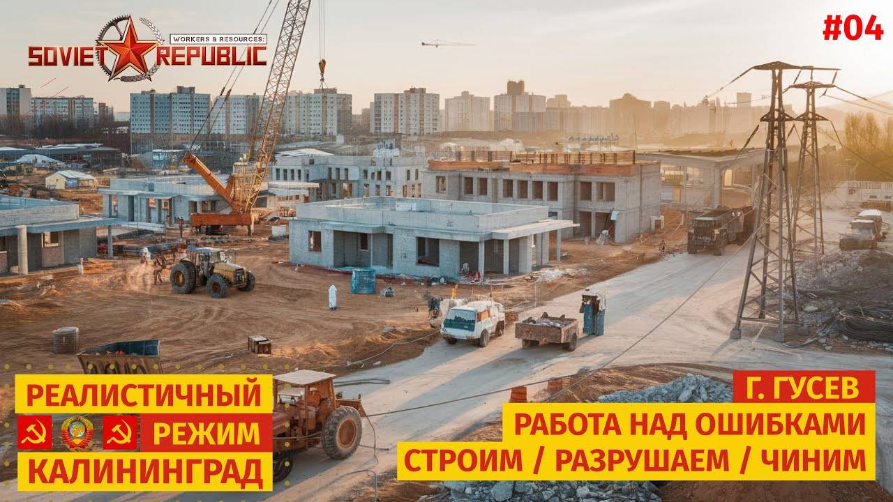 Workers & Resources: Soviet Republic | Работа над ошибками, это скучно | #04 смотреть онлайн