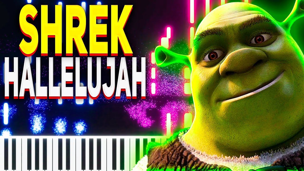 ШРЕК песня аллилуйя Ноты для ФОРТЕПИАНО смотреть онлайн
