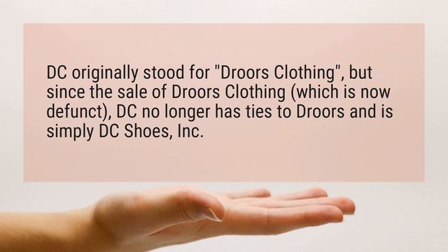 What does DC stand for in DC Shoes? смотреть онлайн