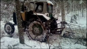 ЮМЗ трелевка леса