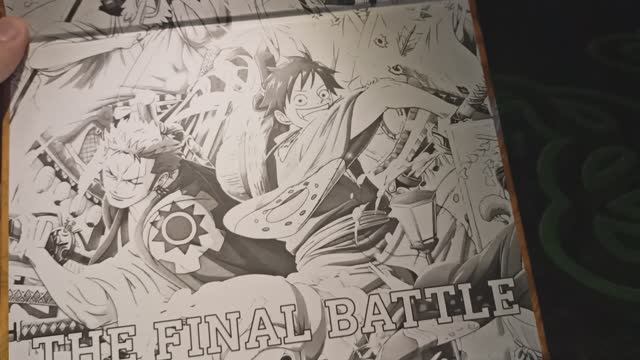 One Piece распаковка. Коричневый арт боксик