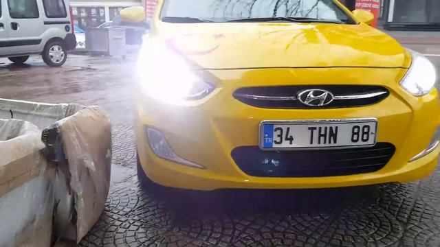 Hyundai accent blue far H4 led xenon uygulaması..sisfar H27 led xenon uygulaması смотреть онлайн