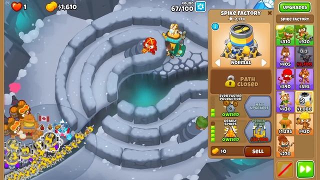 Is DEADLY Spikes Really The Most USELESS Upgrade? (Bloons TD 6) смотреть онлайн