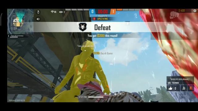 Revenge On BLACK SHADOW GAMING... Ll Epic Headshots In Clash Squad Ll  1 Vs 1ll Wtf Moment 🤣🤣