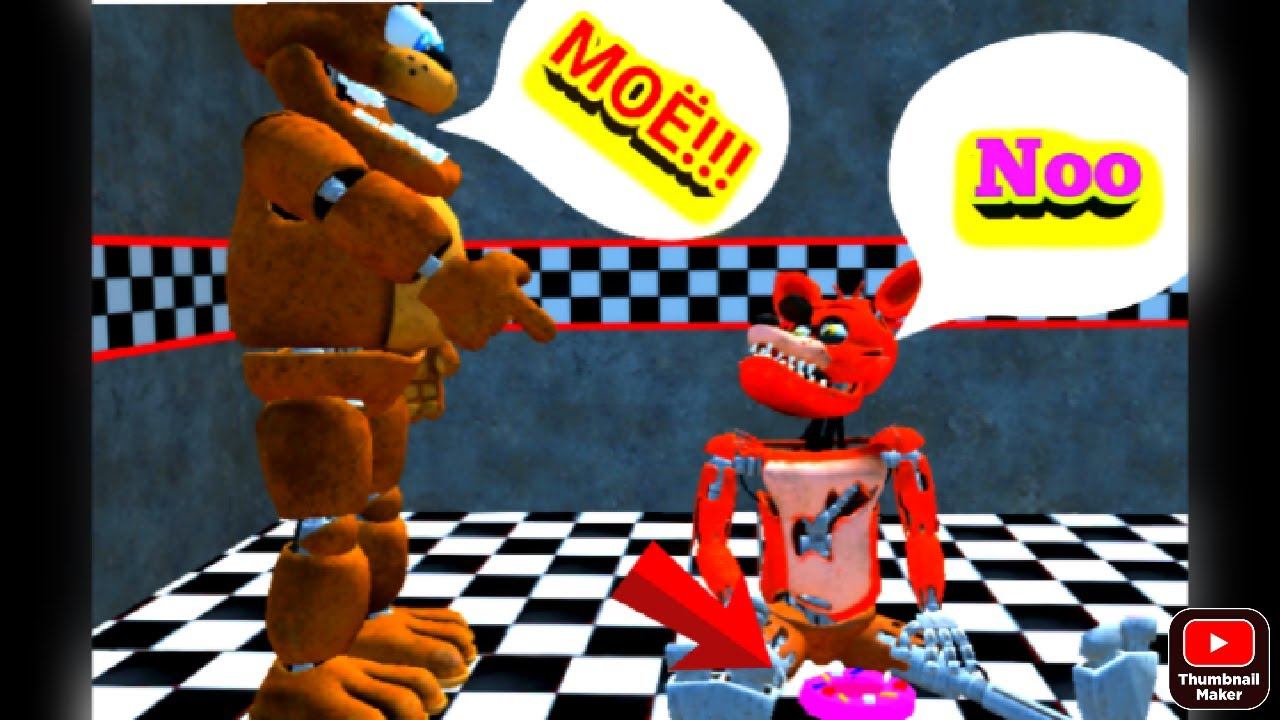 [prisma 3d fnaf] Фокси ест пончик Фредди смотреть онлайн