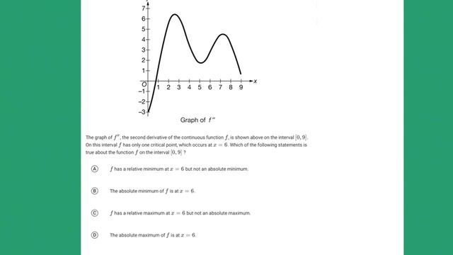 AP Calculus AB - Unit 5 Progress Check - MCQs (parts A, B & C) смотреть онлайн