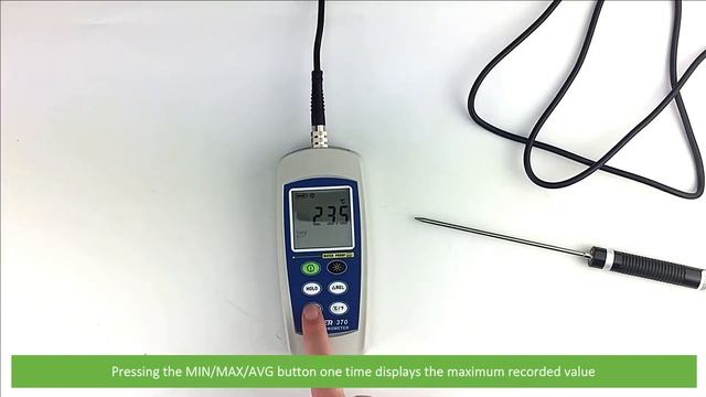 How to Set Up the PT100 Waterproof Thermometer with Probe (C370-IC) смотреть онлайн
