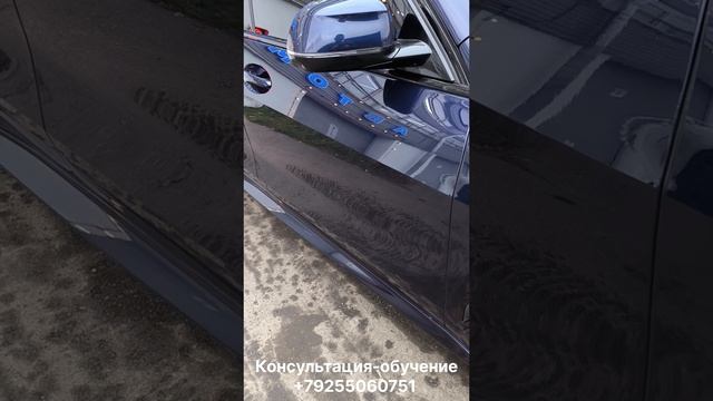 Скол - вмятина на ребре. Как убрать своими руками. Ремонт без покраски.