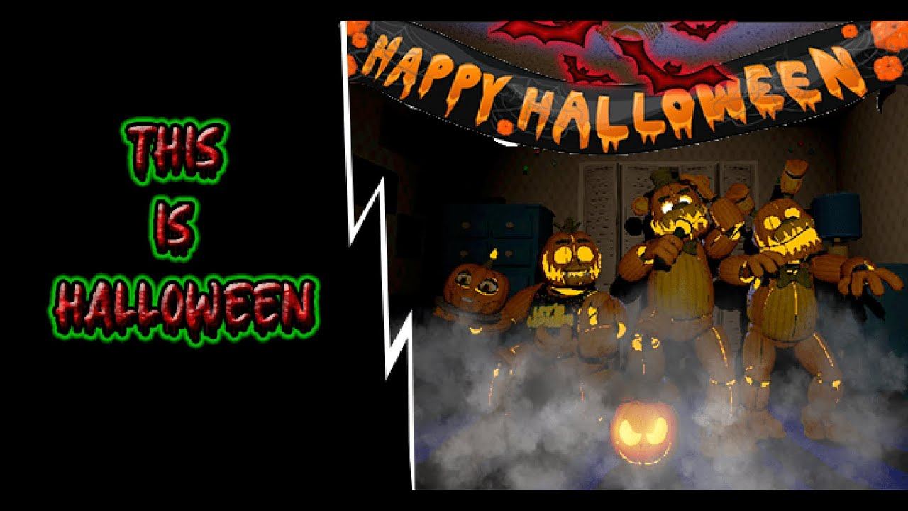 [C4D/SFM FNaF] "Five More Nights" Halloween clip смотреть онлайн