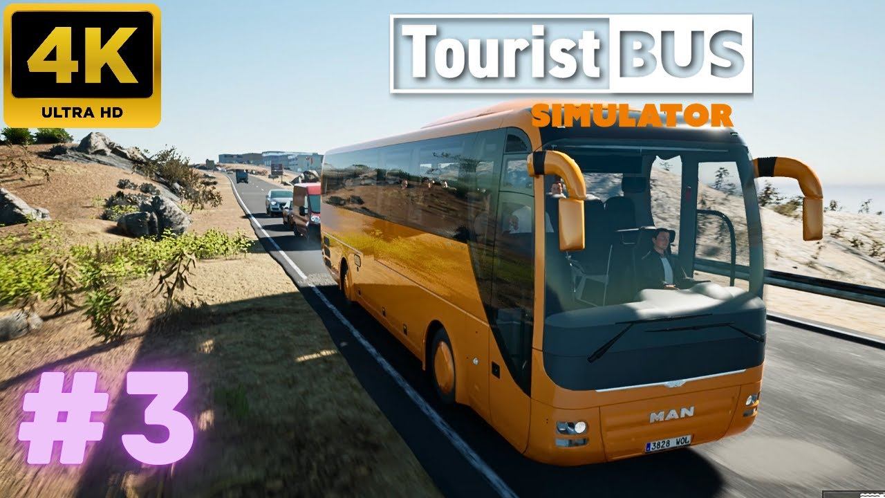 Tourist Bus Simulator: Gameplay #3 (4K)