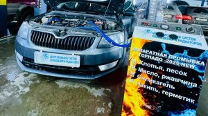 🔥ПРОМЫВКА ПЕЧКИ БЕЗ СНЯТИЯ🔥 ТОРНАДО в деле ! ШКОДА ОКТАВИЯ А7 не греет климат ❓ПРОМЫВКА РАДИАТОРА