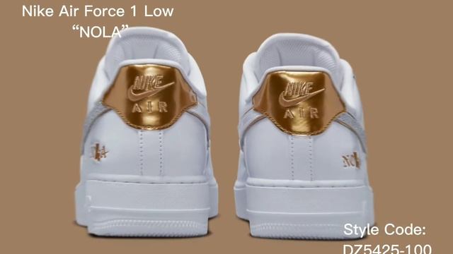 Nike Air Force 1 Low "NOLA" Detialed look and Price смотреть онлайн