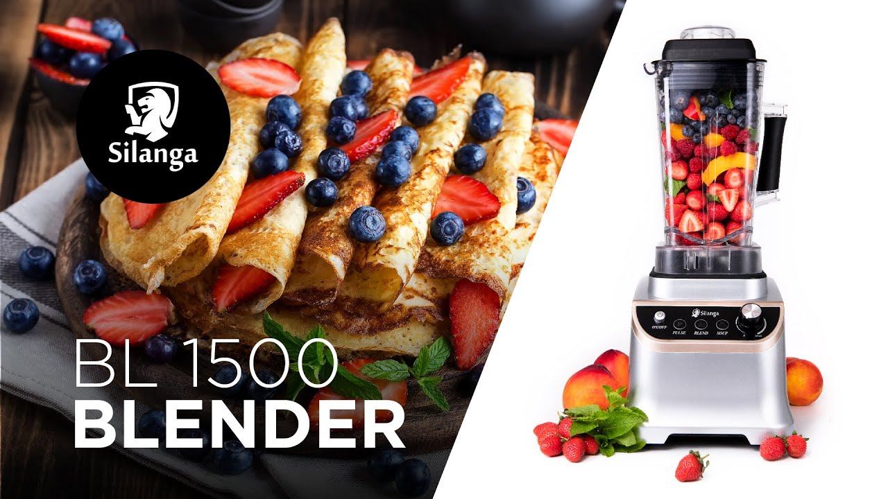 Блендер для дома  Silanga BL1500 PRO Как приготовить блинчики
