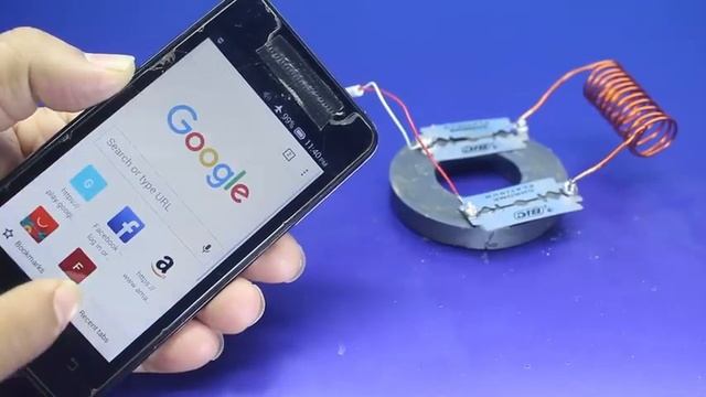 Magnet +inductor = free internet ,100% work on all phones смотреть онлайн