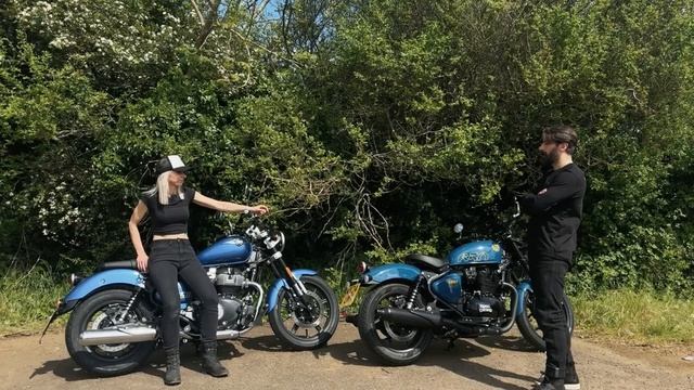 Shotgun or Super Meteor? Which Royal Enfield 650? смотреть онлайн
