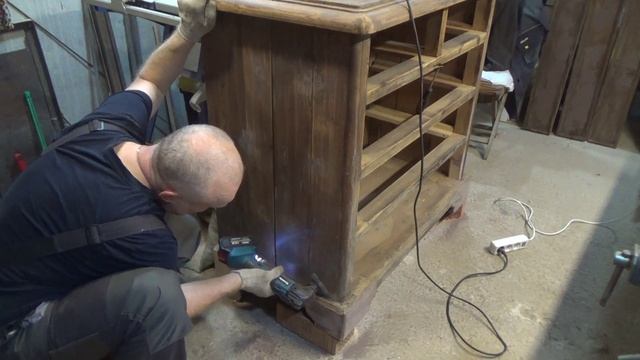 Реставрация старинного комода смотреть онлайн