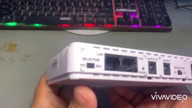 Mini UPS POE-431P unboxing смотреть онлайн