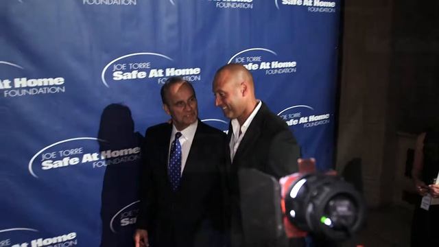 Derek Jeter at the Joe Torre Safe At Home Foundation Gala with Arthur Kade смотреть онлайн