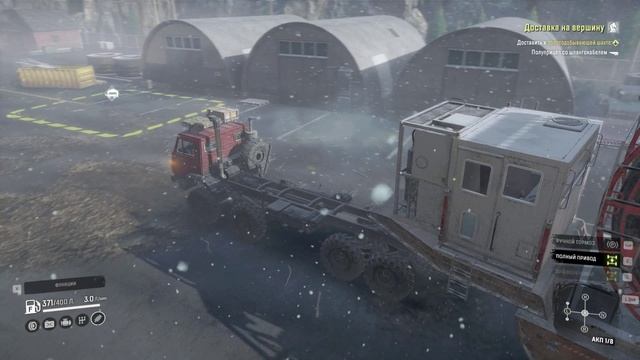 SnowRunner. Юкон. Подтопленные предгорья. Контракт "Доставка на вершину" смотреть онлайн