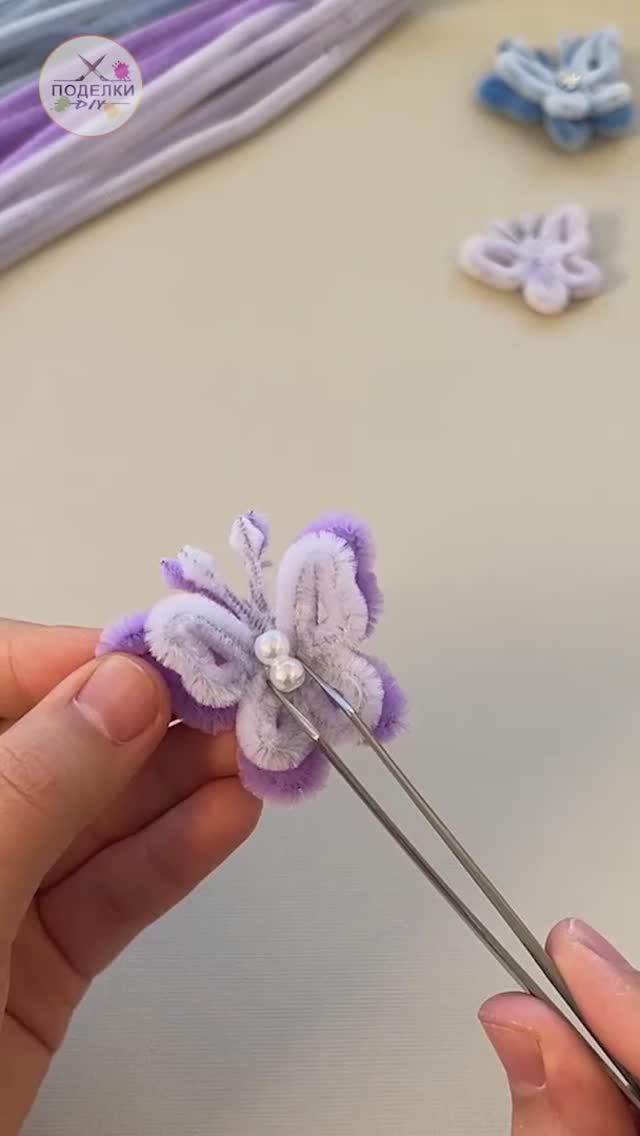 Как сделать БАБОЧКУ из синельной проволоки смотреть онлайн