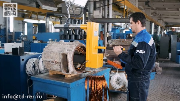 Кантователь (вращатель) статоров подвесной - info@td-rer.ru, https://td-rer.ru/