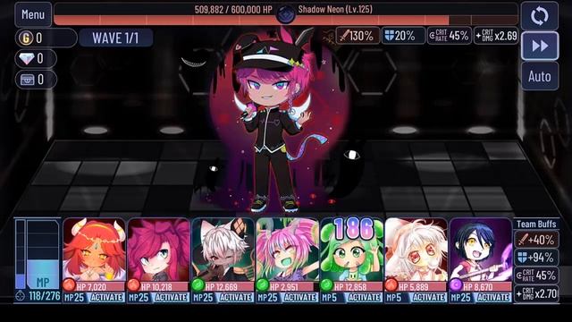 How I Defeat Shadow Neon in Hard Mode || Shadows of Corruption || Gacha Club Battle Mode || смотреть онлайн