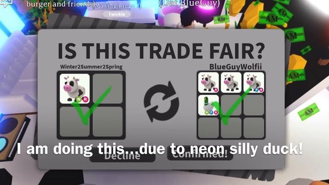 MUST WATCH! I Traded My Neon Cow For An Amazing WIN! смотреть онлайн