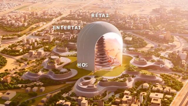 The Mukaab | GIANT CUBE-SHAPED SKYSCRAPER FOR DOWNTOWN RIYADH | Saudi Arabia смотреть онлайн