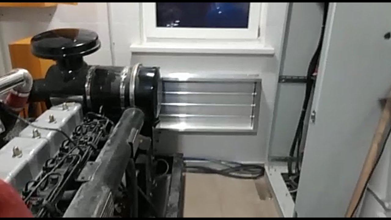 Приточно-вытяжная вентиляция для снижения уровня шума от работы дизельного генератора смотреть онлайн