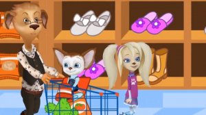 Барбоскины идут в магазин за покупками | Мультик про друзей для детей