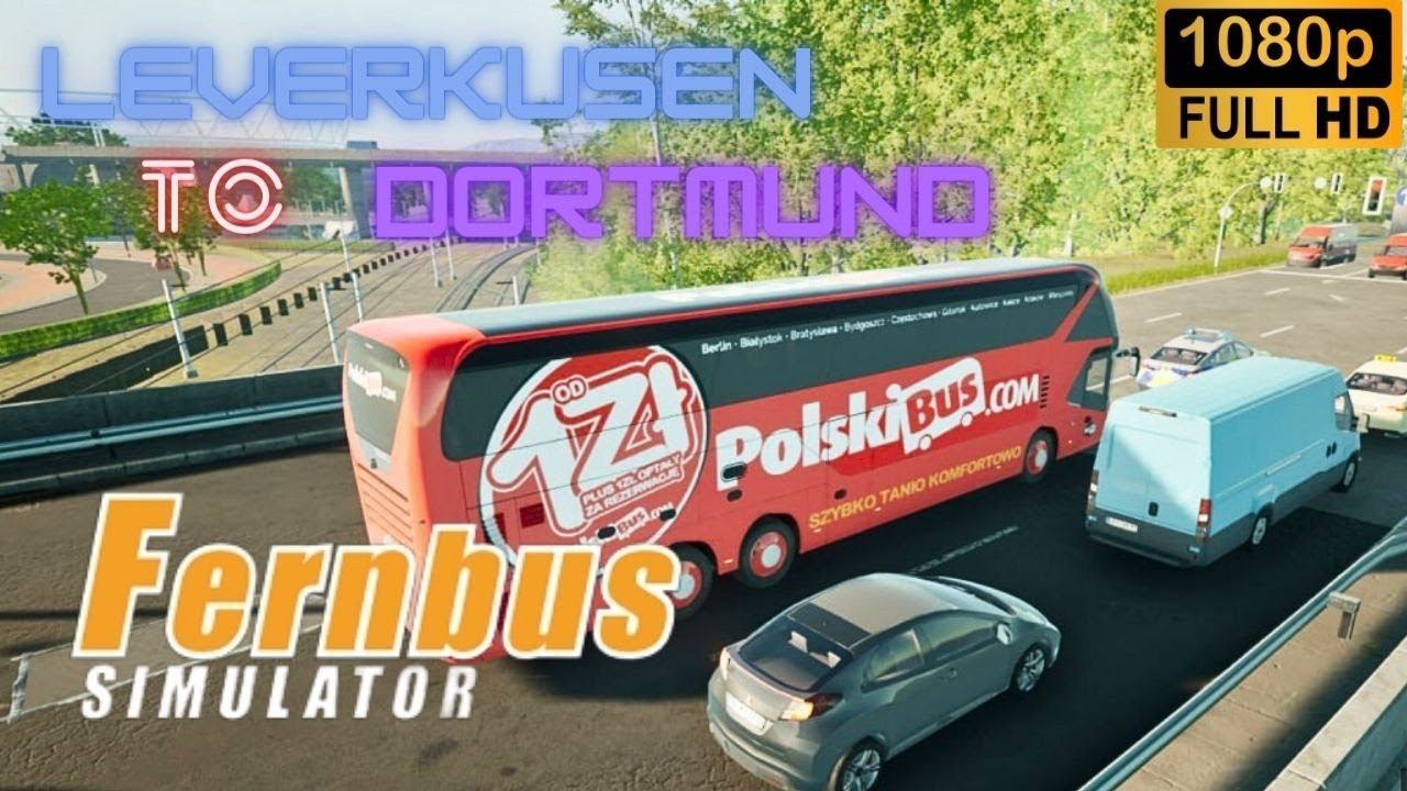 Fernbus Simulator:  Leverkusen to Dortmund with Neoplan Skyline.