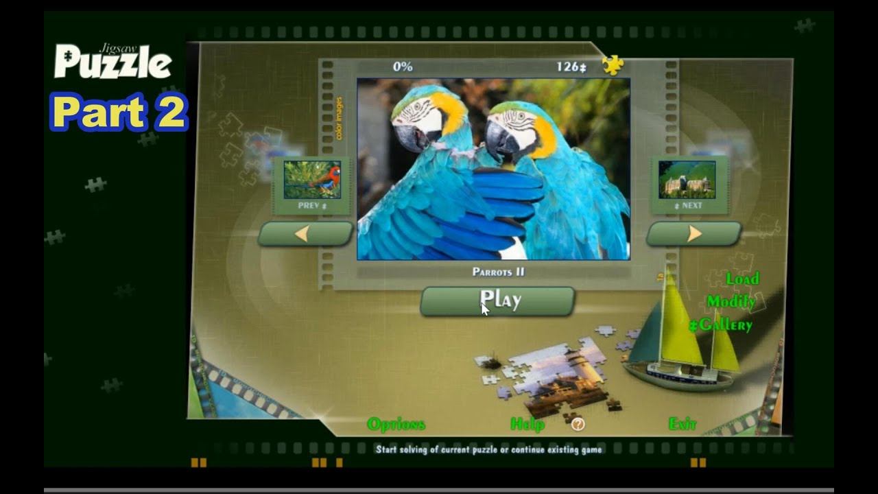 Jigsaw Puzzle: Diamond Pack \ Parrots 2 (Part 2)