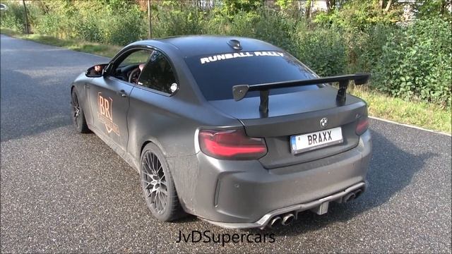 700HP BMW M2 Competition w/ Akrapovic Exhaust! Accelerations, Pops & Bangs, Flames & Revs! смотреть онлайн