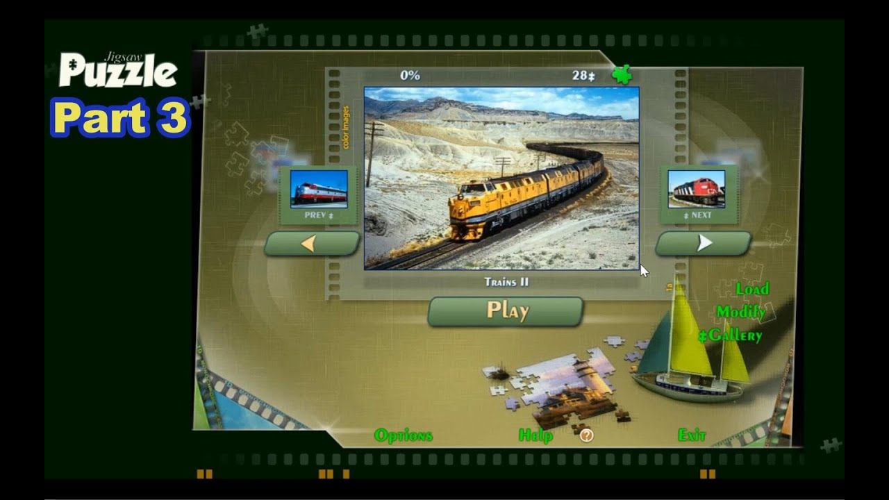 Jigsaw Puzzle: Diamond Pack \ Trains (Part 3)