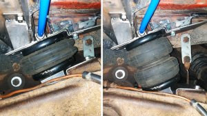 ПНЕВМОПОДВЕСКА на ЛУАЗ. неудачный вариант установки. пневмоподушки 2Е2300(#луаз #пневма #подвеска)