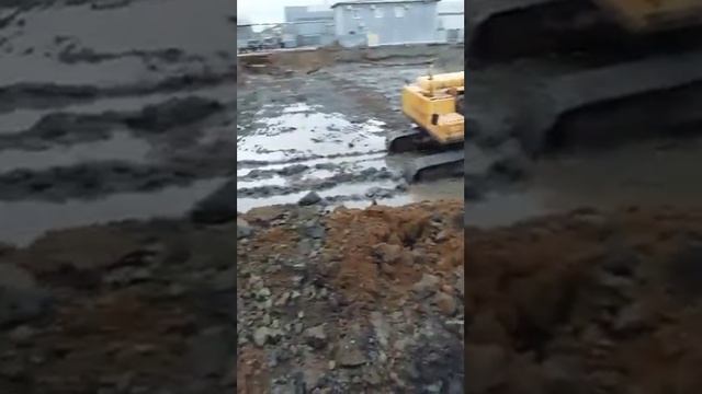 Разработка котлована Парнас СПб смотреть онлайн