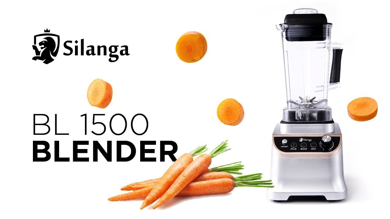 Как блендер Silanga BL1500 PRO справляется с морковью.