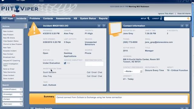 PIIT Viper, IT Help Desk Application Overview смотреть онлайн
