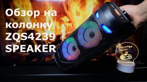 Обзор и прослушка колонки ZQS4239 SPEAKER