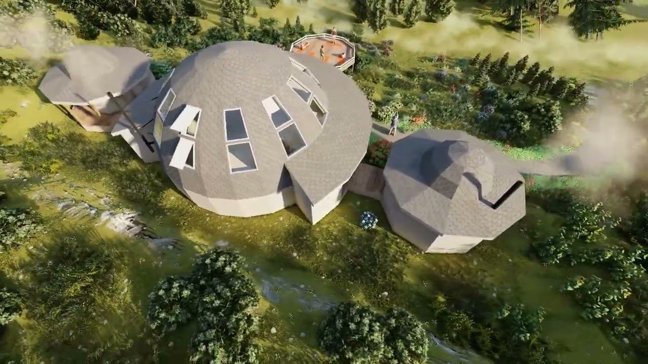 Проект купольного сооружения. Йога центр, Крым