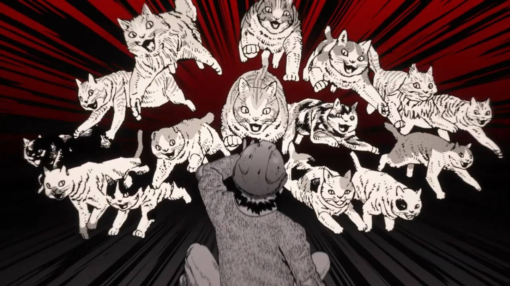 ночь живых кошек (Nyaito obu za Ribingu Kyatto) - тизер-трейлер аниме смотреть онлайн