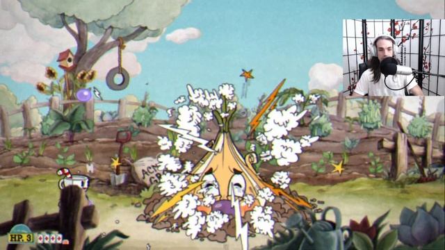 Cuphead Beginner Guide All Perfect Levels - Part 3 - Botanic Panic смотреть онлайн