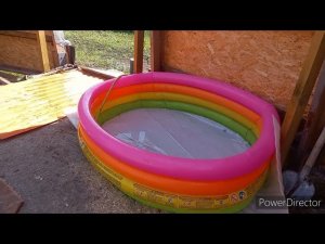 Заливаю полы.