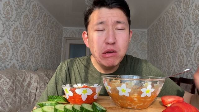 ЛАГМАН ОТ МАМОЧКИ😋|КОБРА|МУКБАНГ| смотреть онлайн