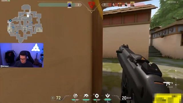 РЕКРЕНТ ПОКАЗАЛ 300 IQ ФИШКУ | 7ssk7 ЭЙС | ЛУЧШЕЕ ВАЛОРАНТ №28 смотреть онлайн