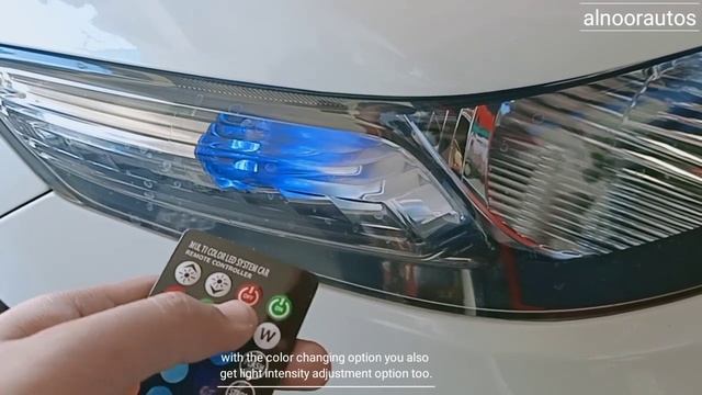 Multicolor LED System Car