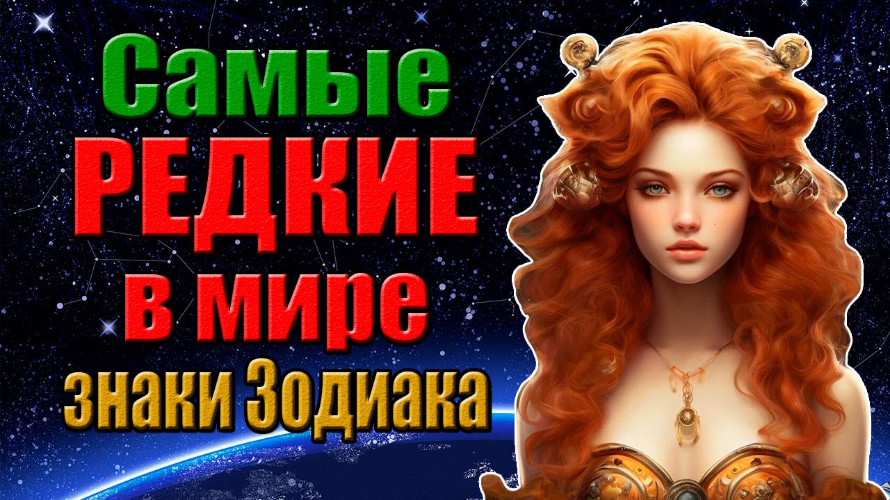 Самые редкие знаки Зодиака в мире смотреть онлайн
