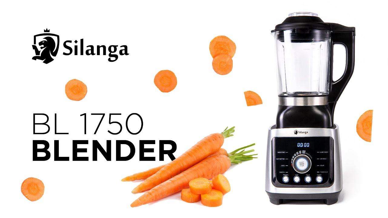 Как блендер Silanga BL1750 GLA справляется с морковью.