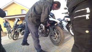 Китайский  мотоцикл Benda Rock 300 Реакция других мотоциклистов