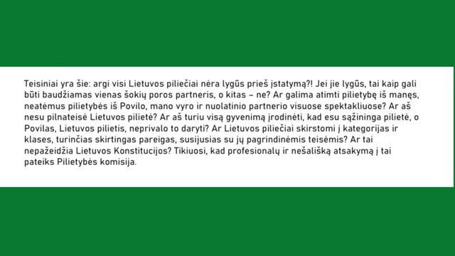 Niekur neskelbiamas atviras M.Drobiazko laiškas pilietybės komisijai смотреть онлайн